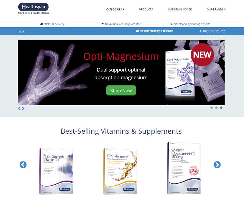 Healthspan Discount Codes, Sales, Cashback Offers & Deals TopCashback